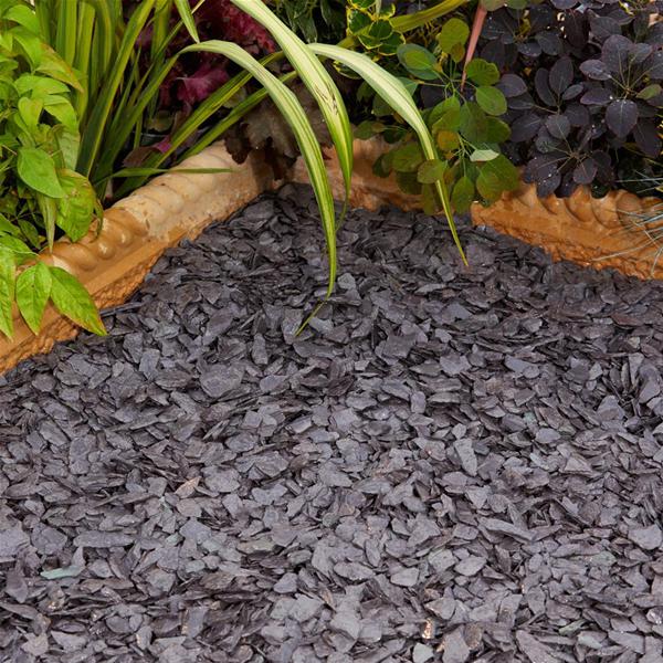 plum slate chippings 20mm