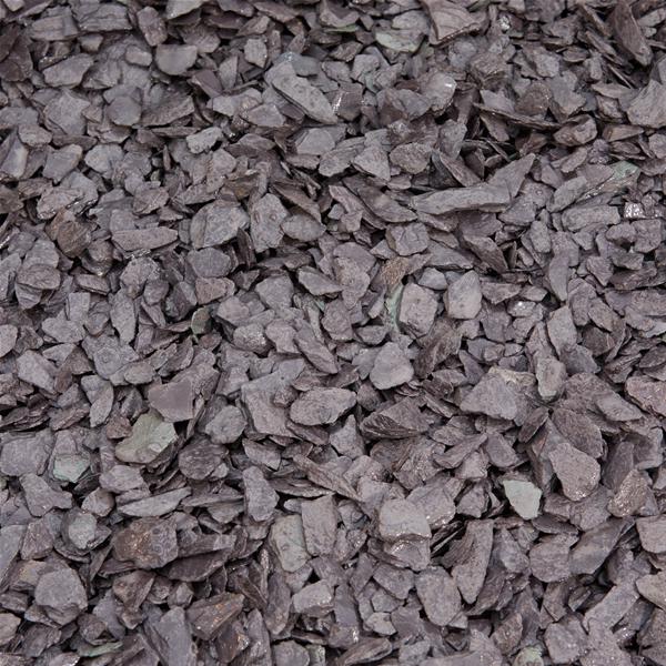 plum slate chippings 20mm