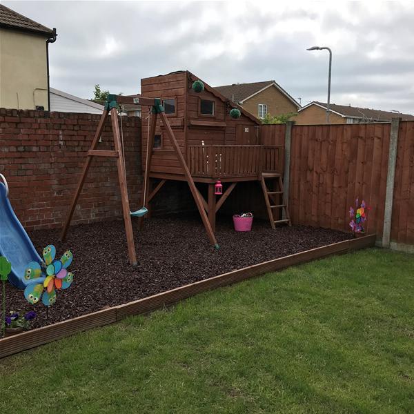 Play Area Rubber Chippings Brown Play Area Rubber Chippings Brown