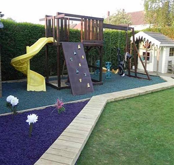 Play Area Rubber Chippings Plum Play Area Rubber Chippings Plum